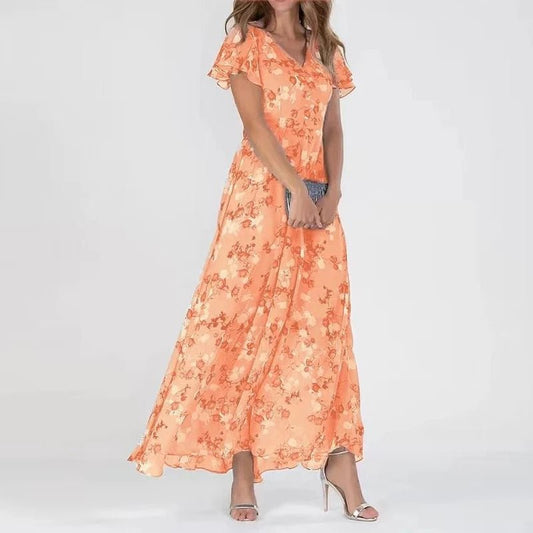 Robe Longue Fluide en Chiffon pour Femmes - Emilia Lane