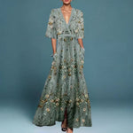 Robe longue imprimée élégante pour femmes - Emilia Lane