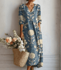 Robe Longue Imprimée en Polyester pour Femmes - Emilia Lane