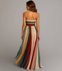 Robe Longue Plissée Sans Bretelles pour Femmes - Emilia Lane