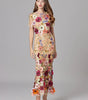 Robe Longue sans Manches à Appliqué Floral pour Femme | Idéale pour les Sorties - Emilia Lane