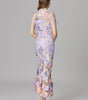 Robe Longue sans Manches à Appliqué Floral pour Femme | Idéale pour les Sorties - Emilia Lane