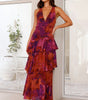 Robe Maxi en Chiffon à Volants pour Femmes - Emilia Lane