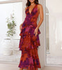 Robe Maxi en Chiffon à Volants pour Femmes - Emilia Lane