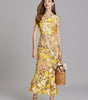 Robe Mermaid à Appliques Florales pour Femme | Idéale pour les Sorties - Emilia Lane
