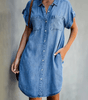 Robe mi - longue en coton pour Femmes - Emilia Lane
