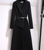 Robe Midi A - Line Plissée pour Femmes - Emilia Lane