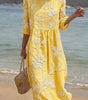 Robe Midi Brodée pour Femme | Idéale pour le Quotidien - Emilia Lane