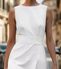 Robe Midi Élégante Sans Manches pour Femmes - Emilia Lane