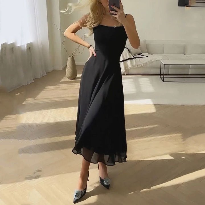 Robe Midi pour Femmes à Encolure Carrée - Emilia Lane