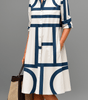 Robe Midi Silhouette Fluide pour Femmes - Emilia Lane