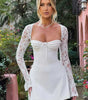 Robe Moulante Manches en Dentelle pour Femmes - Emilia Lane