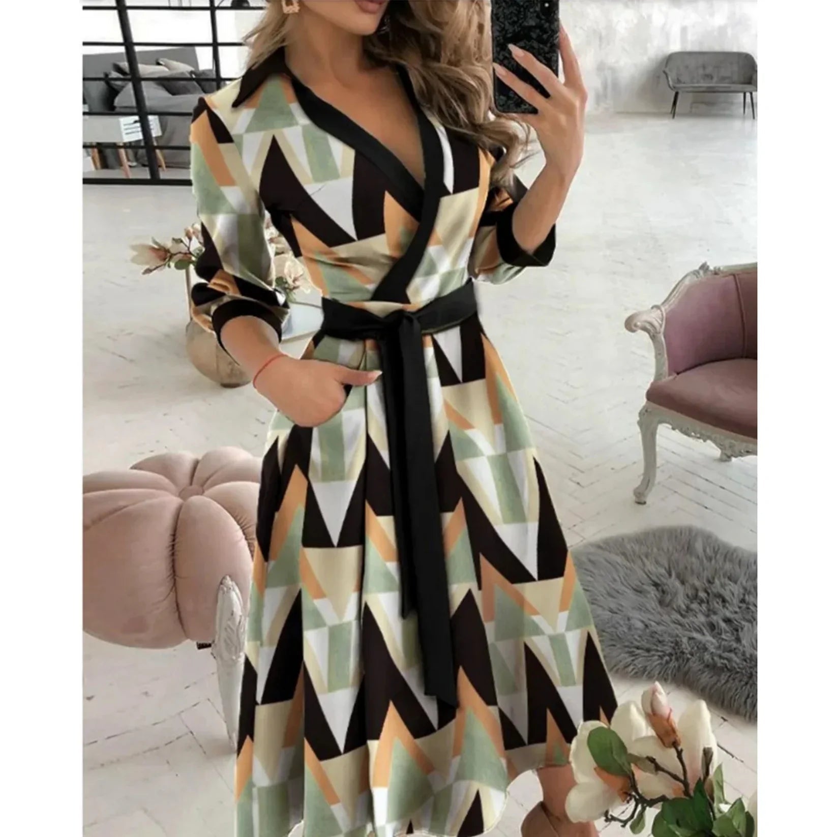 Robe Portefeuille Élégante pour Femmes - Emilia Lane