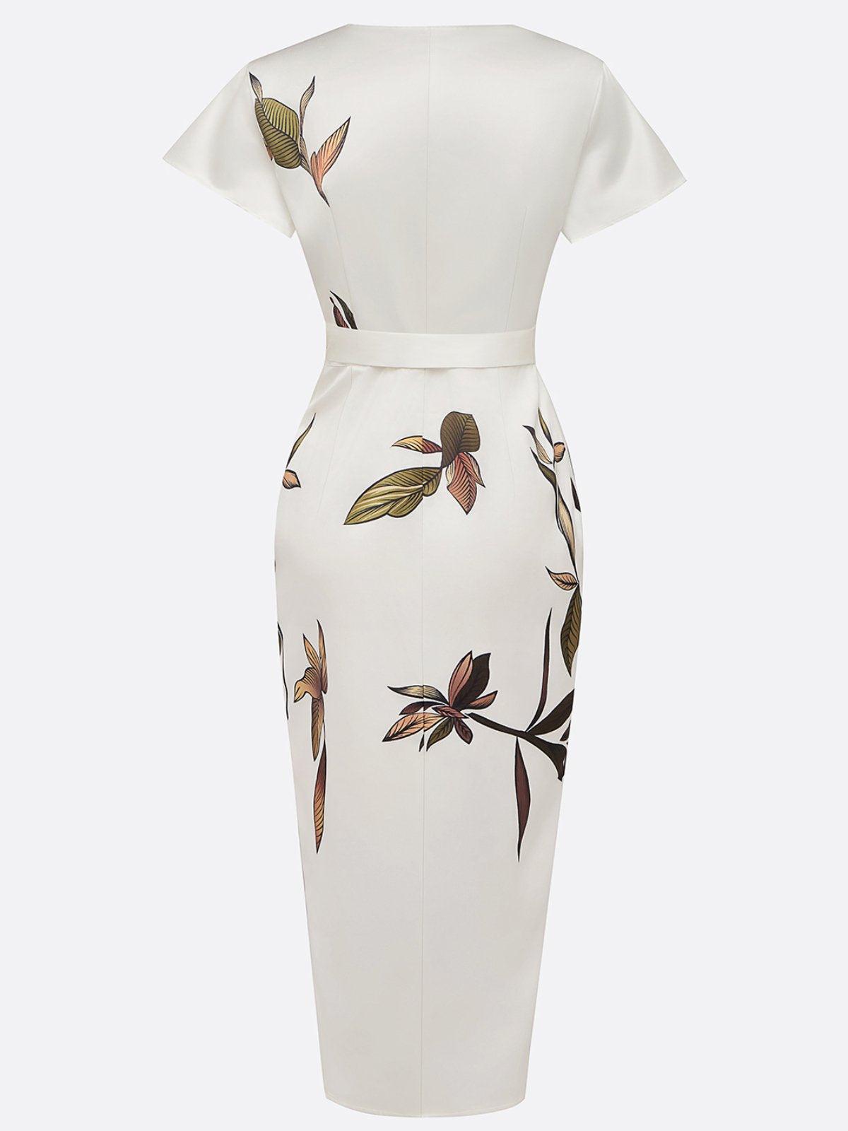 Robe Portefeuille Imprimée pour Femmes - Emilia Lane