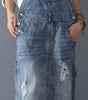Robe Salopette en Jean Délavé pour Femmes - Emilia Lane