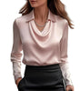 Satin blouse for women