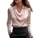 Satin blouse for women