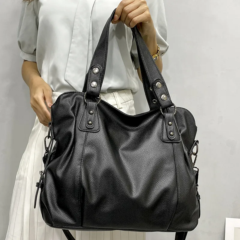 Large Soft Leather Handbag for Women