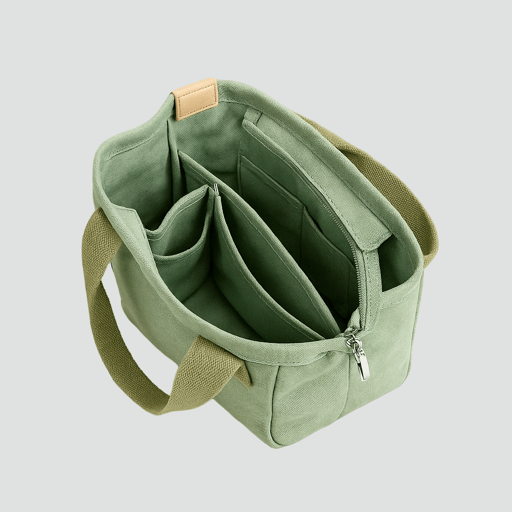 Sac fourre - tout en toile grande capacité pour femmes - Emilia Lane