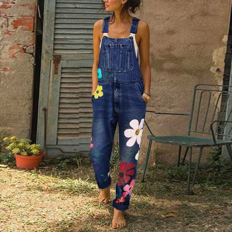 Salopette en denim pour femmes - Emilia Lane