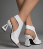 Sandales à Talon Épais Design Tissé pour Femmes - Emilia Lane