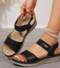 Sandales confort en simili cuir pour femmes - Emilia Lane