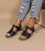 Sandales Orthopédiques en Cuir à Scratch pour Femme | Idéales pour le Quotidien - Emilia Lane