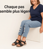 Sandales Orthopédiques en Cuir à Scratch pour Femme | Idéales pour le Quotidien - Emilia Lane