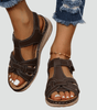 Sandales Orthopédiques en Cuir à Scratch pour Femme | Idéales pour le Quotidien - Emilia Lane