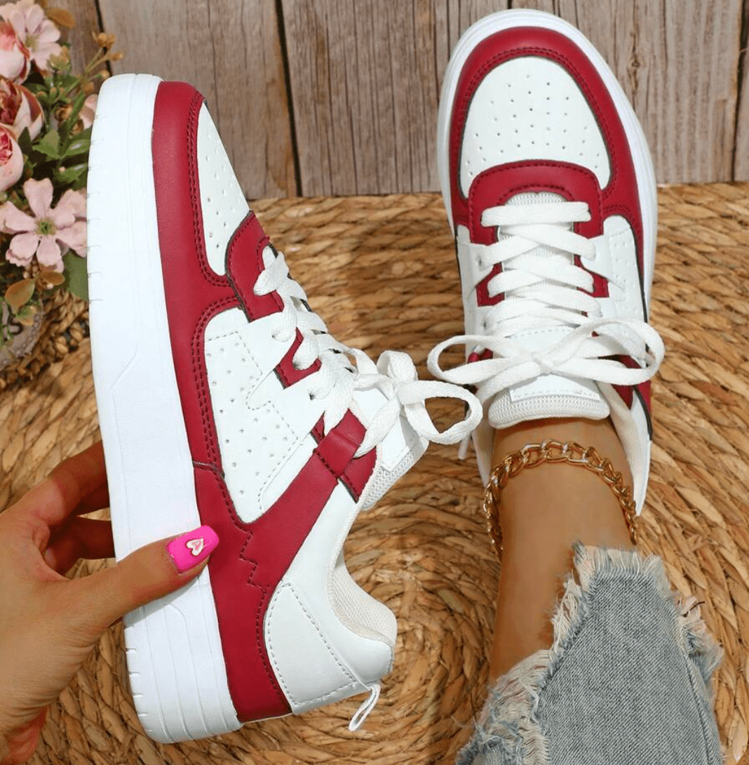 Sneakers avec Lacets Confortables pour Femmes - Emilia Lane