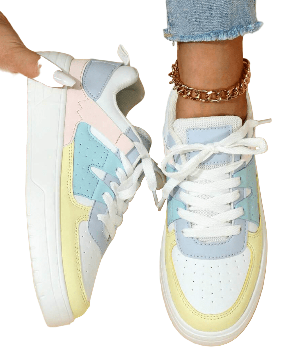 Sneakers avec Lacets Confortables pour Femmes - Emilia Lane