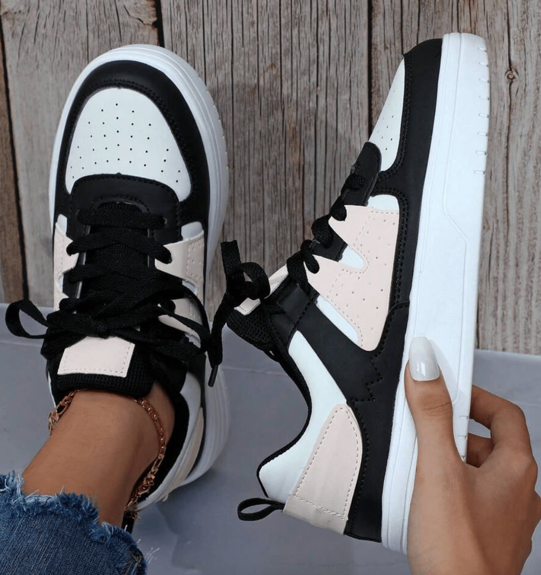Sneakers avec Lacets Confortables pour Femmes - Emilia Lane