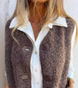 Sherpa Fleece Sleeveless Vest for Women