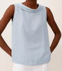 Top sans manches en coton pour femmes - Emilia Lane