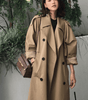 Trench Coat Long Oversize pour Femme - Emilia Lane