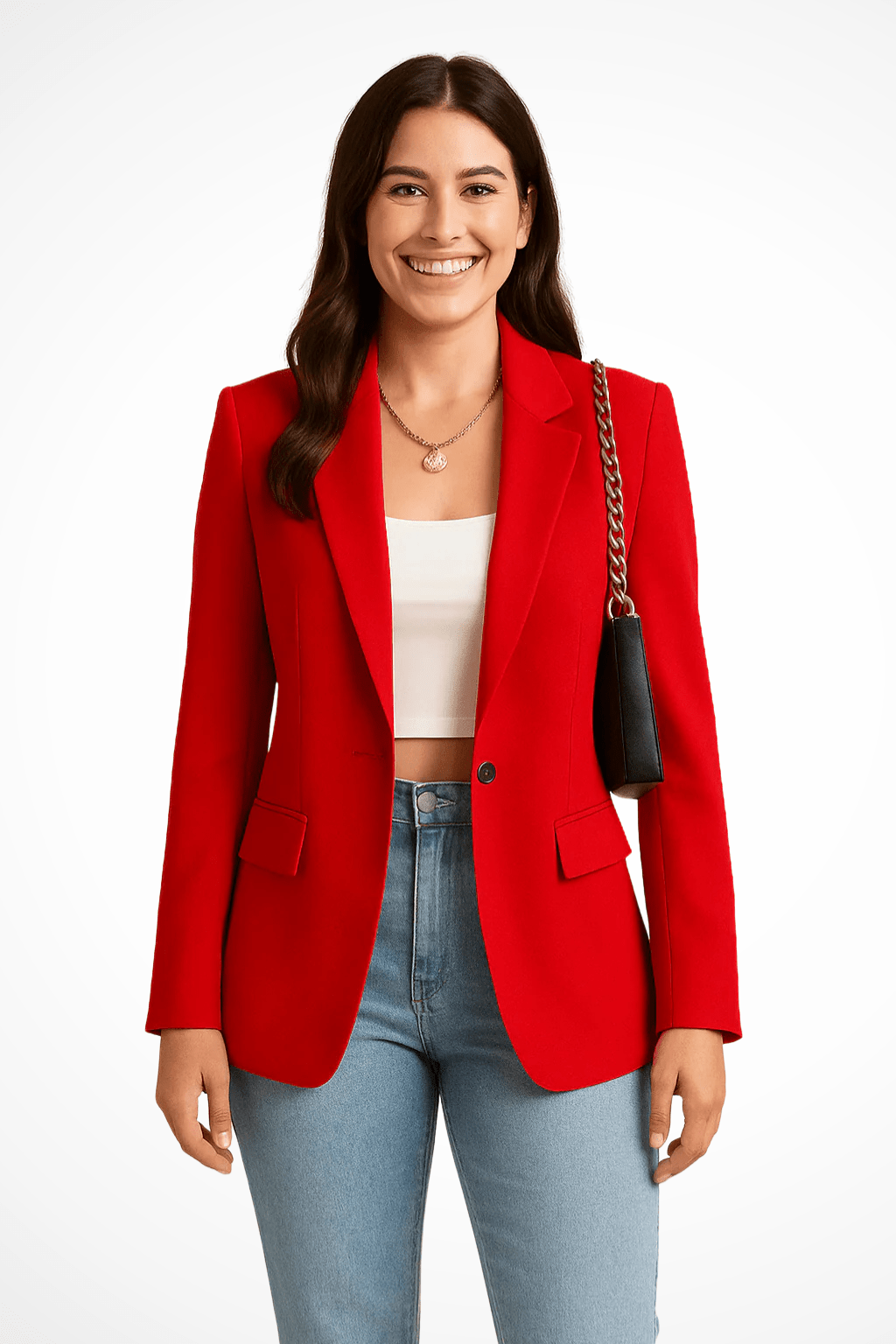 Veste Blazer Cardigan à Manches Longues pour Femmes - Emilia Lane