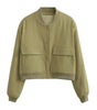Veste Bomber à Col Montant pour Femme - Emilia Lane
