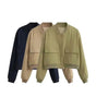 Veste Bomber à Col Montant pour Femme - Emilia Lane