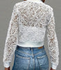 Veste bomber courte en dentelle pour Femmes - Emilia Lane