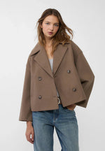 Veste courte à double boutonnage pour femme - Emilia Lane