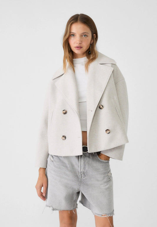 Veste Courte Double Boutonnage pour Femmes - Emilia Lane