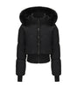 Veste Courte Élégante avec Capuche Amovible pour Femmes - Emilia Lane