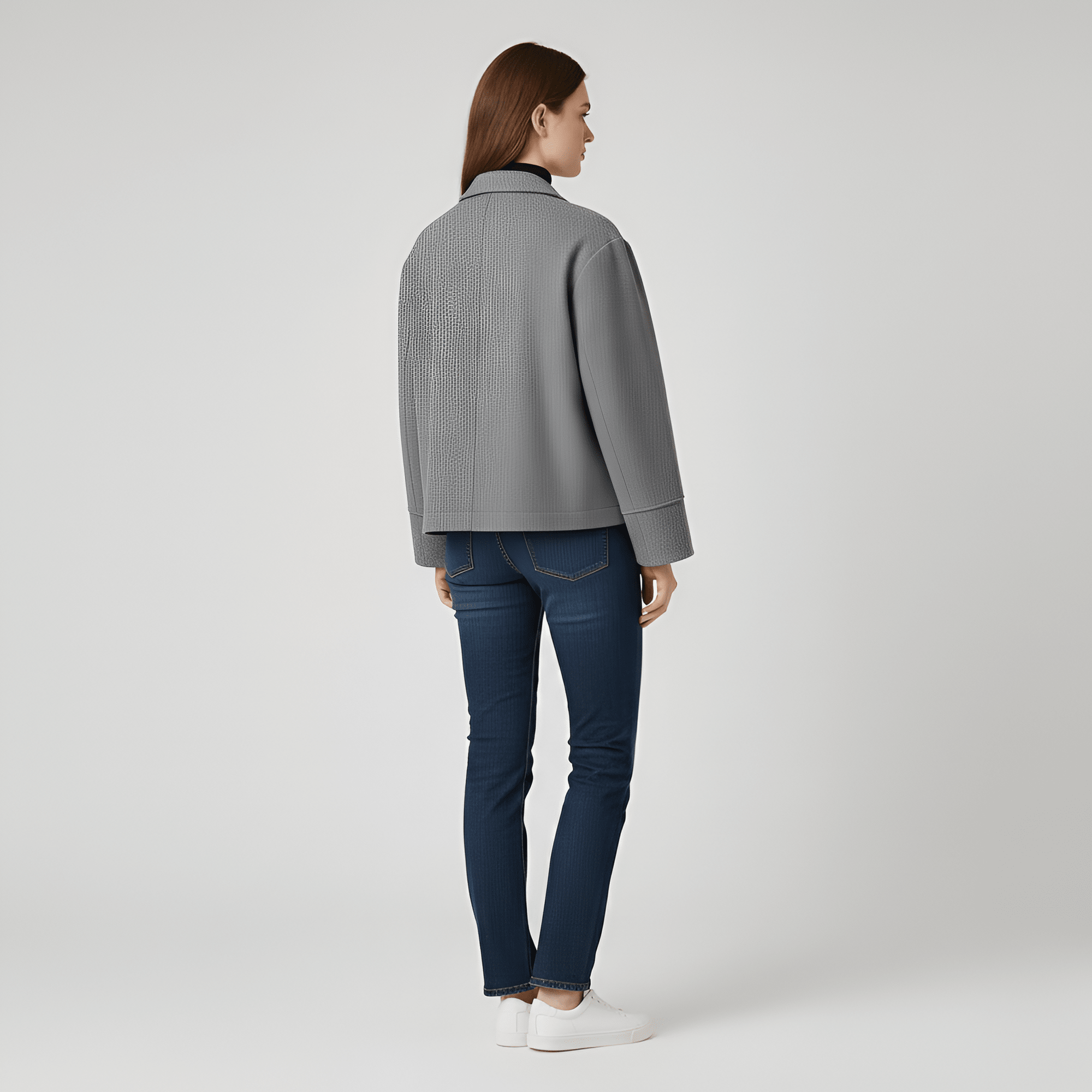 Veste courte en laine mélangée pour Femme - Emilia Lane