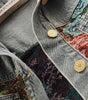 Veste en denim à imprimé floral pour Femmes - Emilia Lane