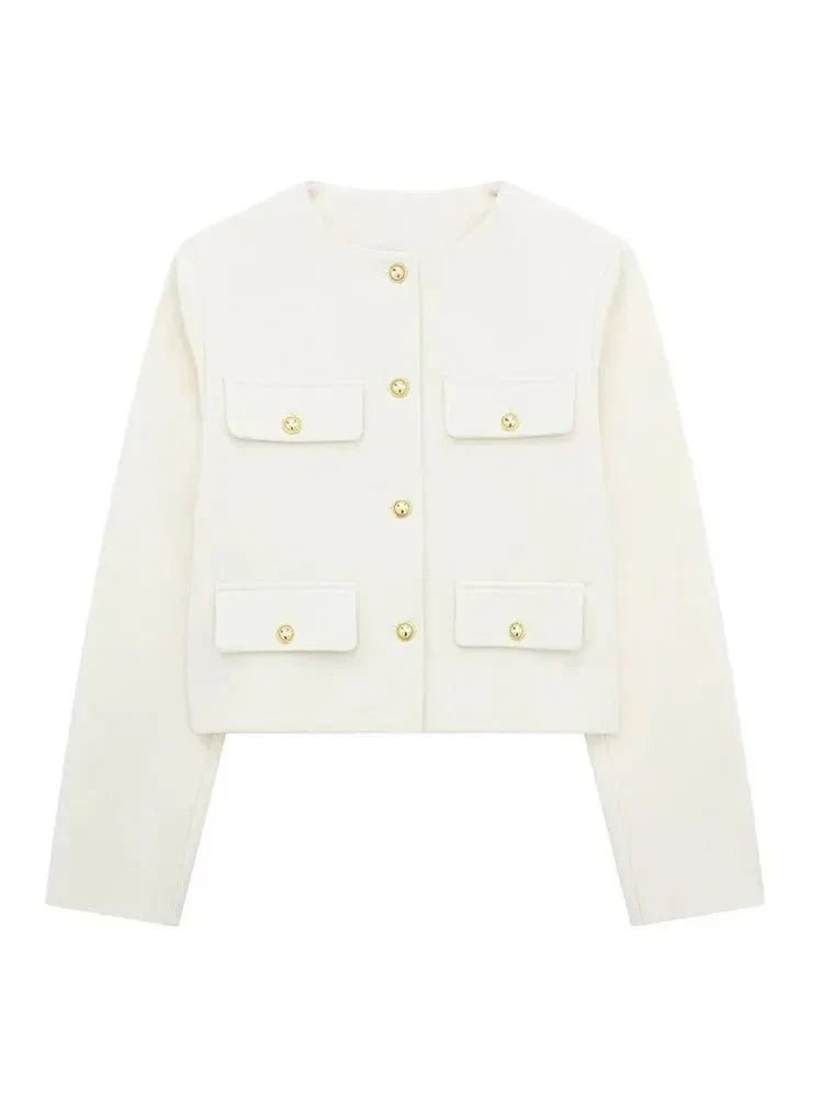 Veste en Tweed Classique pour Femme - Emilia Lane