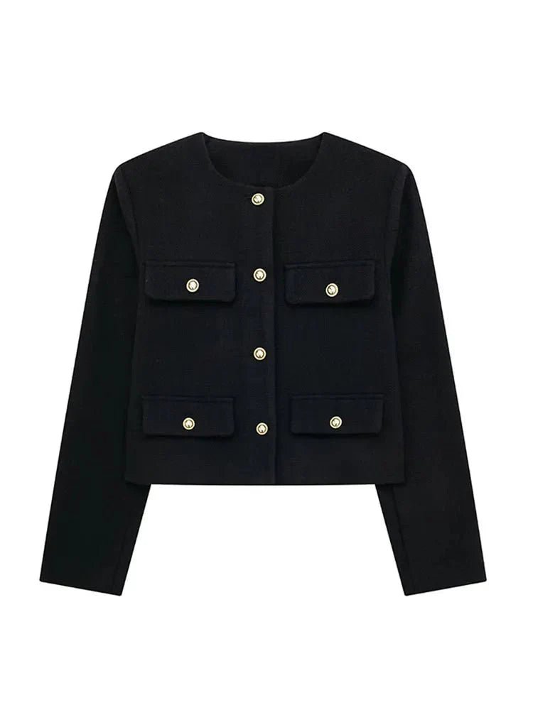 Veste en Tweed Classique pour Femme - Emilia Lane