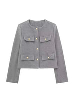 Veste en Tweed Classique pour Femme - Emilia Lane