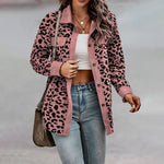 Veste Longue Imprimée Léopard pour Femmes - Emilia Lane