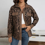 Veste Longue Imprimée Léopard pour Femmes - Emilia Lane