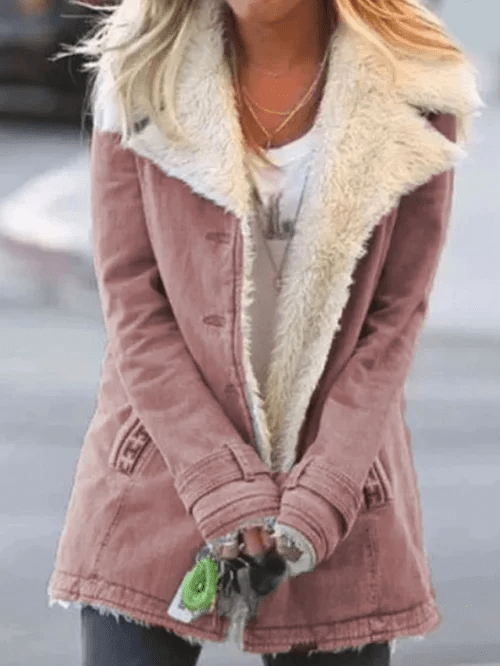 Veste Mi - Longue Boutonnée pour Femme - Emilia Lane